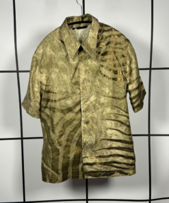 2000s Roberto Cavalli Silk Animal Print Short Sleeved Tshirt