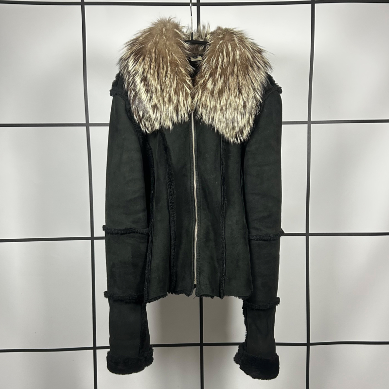 A/W2006 Roberto Cavalli Suede Wool Lined Jacket