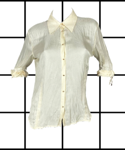 2000s Roberto Cavalli Snake Button Silk Button Up