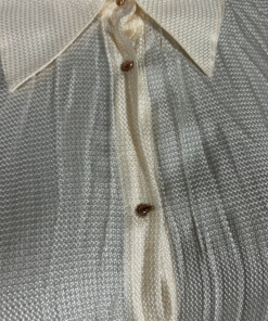 2000s Roberto Cavalli Snake Button Silk Button Up - Image 5