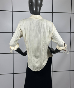2000s Roberto Cavalli Snake Button Silk Button Up - Image 7