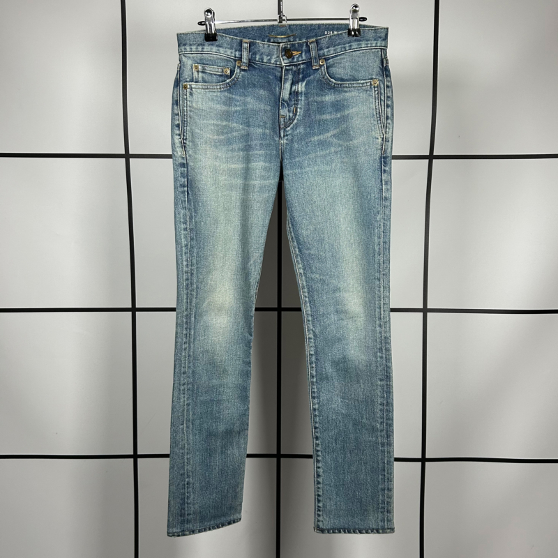 A/W2021 Saint Laurent Blue Washed Denim Jeans