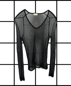 A/W2015 Saint Laurent Sample Mesh Longsleeve