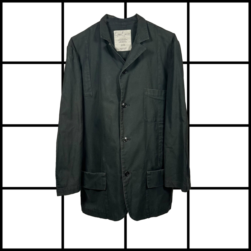 1980's Yohji Yamamoto Heavy Cotton Button Up Jacket