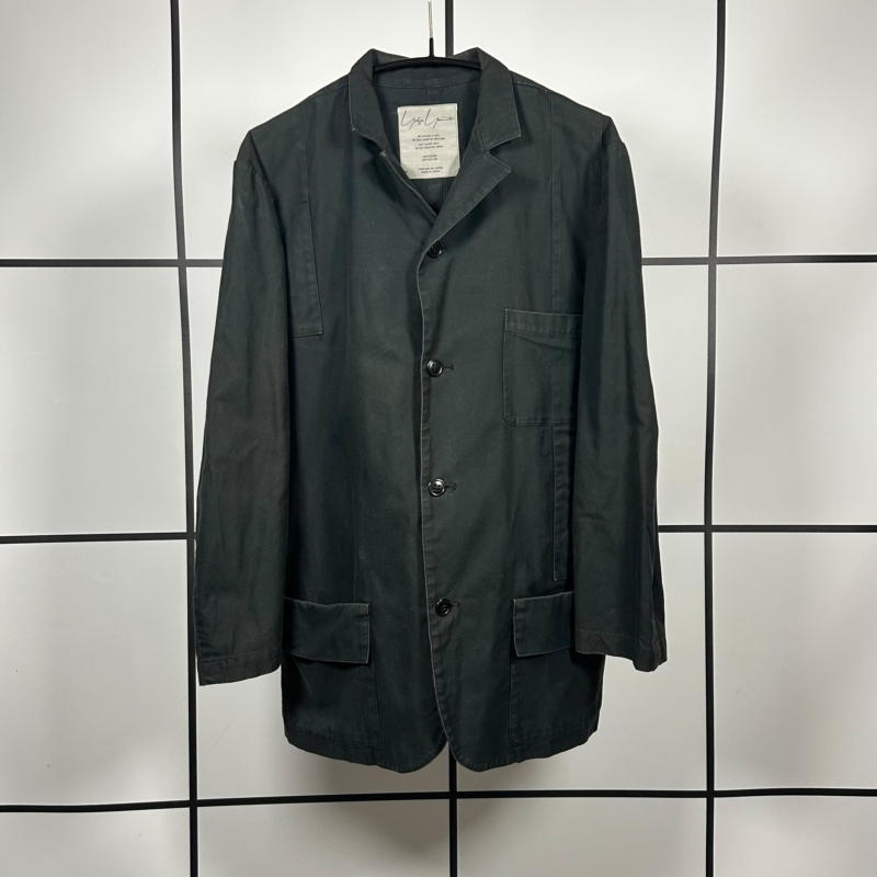 1980's Yohji Yamamoto Heavy Cotton Button Up Jacket