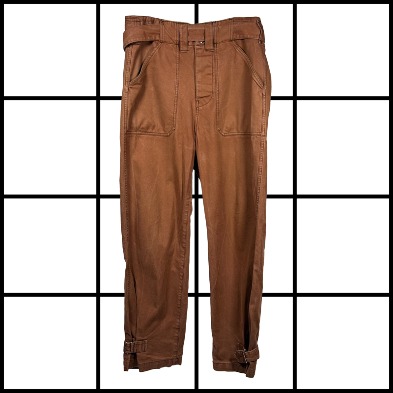 2000's Zucca Bondage Waist Low Croch Pants