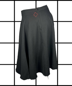 2000s A.F.Vandevorst Wool Midi Skirt