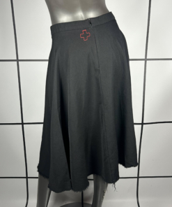 2000s A.F.Vandevorst Wool Midi Skirt