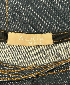 2000s Alaïa Asymmetric Zip Skirt - Image 9