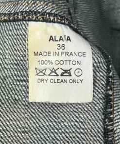 2000s Alaïa Asymmetric Zip Skirt - Image 7