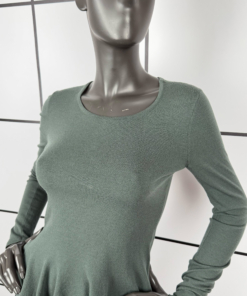 2000s Alaïa Peplum Wool Blend Top - Image 2