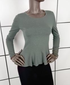 2000s Alaïa Peplum Wool Blend Top - Image 3