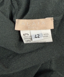 2000s Alaïa Peplum Wool Blend Top - Image 6