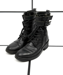 2010s Ann Demeulemeester Buckled Biker Ankle Boots