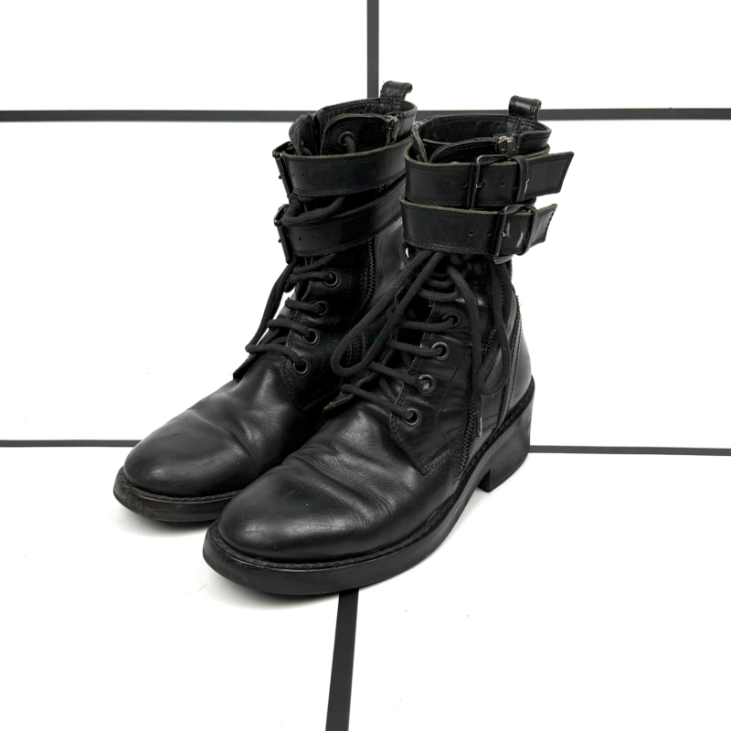2010s Ann Demeulemeester Buckled Biker Ankle Boots
