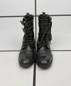2010s Ann Demeulemeester Buckled Biker Ankle Boots - Image 2