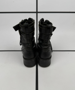 2010s Ann Demeulemeester Buckled Biker Ankle Boots - Image 5