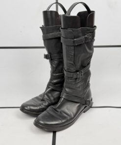 2010s Ann Demeulemeester Midcalf Buckled Riding Boots