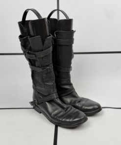 2010s Ann Demeulemeester Midcalf Buckled Riding Boots - Image 3
