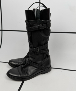 2010s Ann Demeulemeester Midcalf Buckled Riding Boots - Image 5