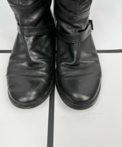 2010s Ann Demeulemeester Midcalf Buckled Riding Boots - Image 6