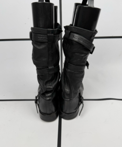 2010s Ann Demeulemeester Midcalf Buckled Riding Boots - Image 8