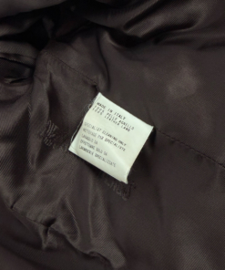 2000s Dirk Bikkembergs Brown Leather Pierced Jacket - Image 10