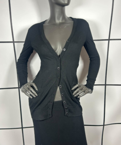2000s Dolce & Gabbana Wool Button Up Cardigan - Image 2