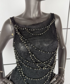 A/W2009 Givenchy Double Layered Beaded Top - Image 2