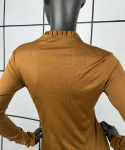 2000s Gucci Stutted Cutout Sleeve Top - Image 7