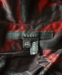 S/S2001 Gucci Magma Print Wrap Top - Image 7