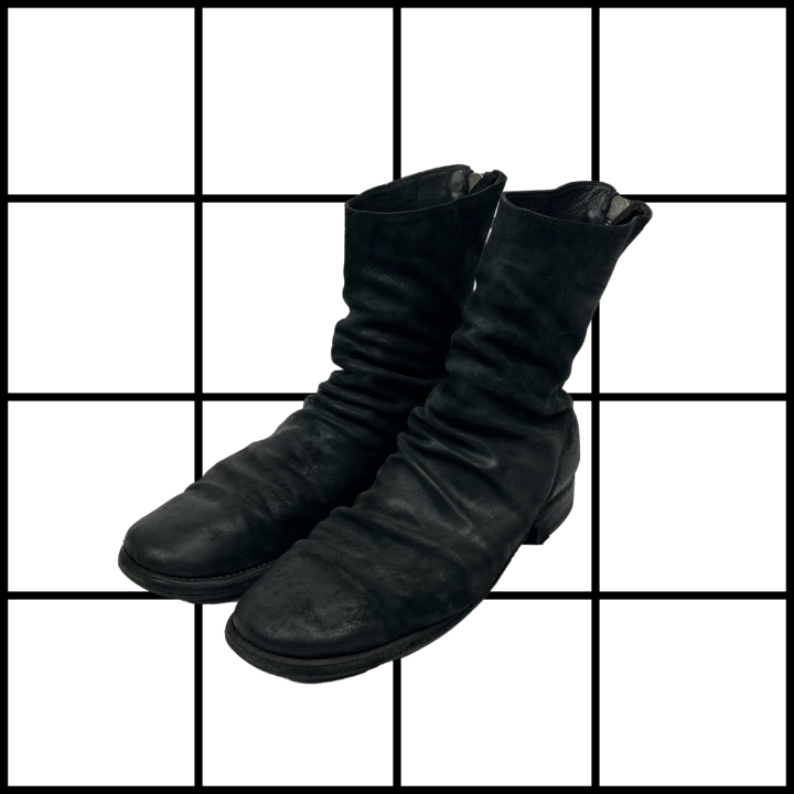 2010s Guidi 796 Reverse Horse Leather Backzipped Boots