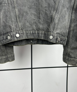 1999 Helmut Lang Dark Grey Wash Classic Denim Jacket - Image 8