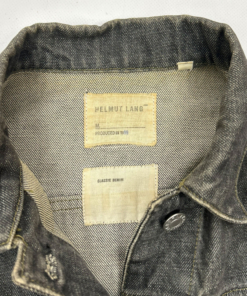 1999 Helmut Lang Dark Grey Wash Classic Denim Jacket - Image 9