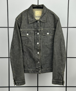 1999 Helmut Lang Dark Grey Wash Classic Denim Jacket