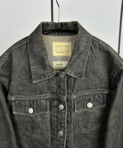 1999 Helmut Lang Dark Grey Wash Classic Denim Jacket - Image 2