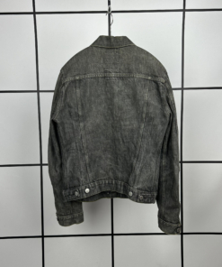 1999 Helmut Lang Dark Grey Wash Classic Denim Jacket - Image 6