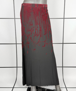 A/W1998 Jean Paul Gaultier Blood Drip Maxi Skirt
