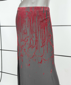 A/W1998 Jean Paul Gaultier Blood Drip Maxi Skirt - Image 3