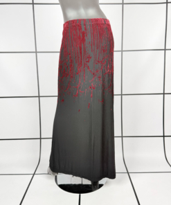 A/W1998 Jean Paul Gaultier Blood Drip Maxi Skirt - Image 4