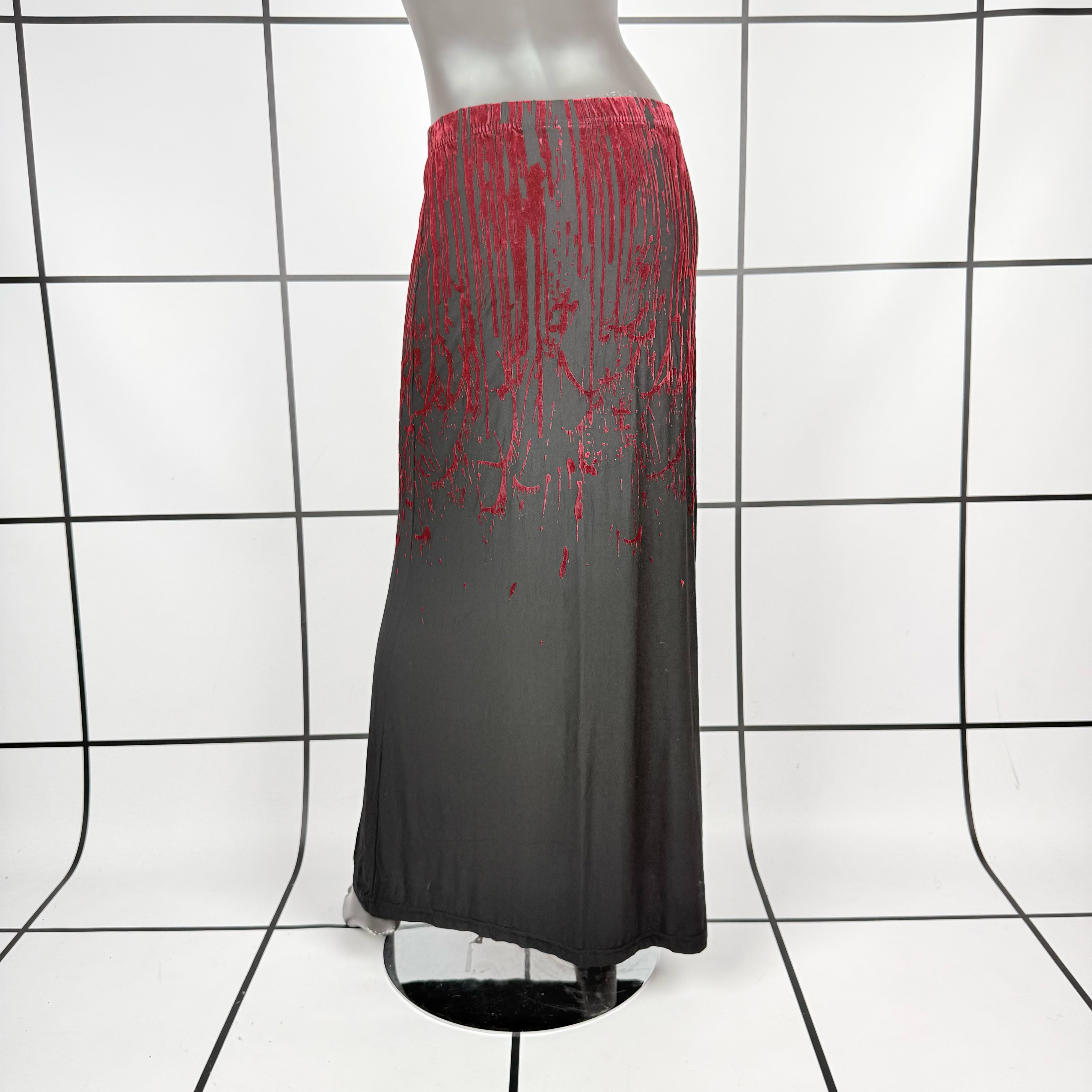 A/W1998 Jean Paul Gaultier Blood Drip Maxi Skirt - Image 4