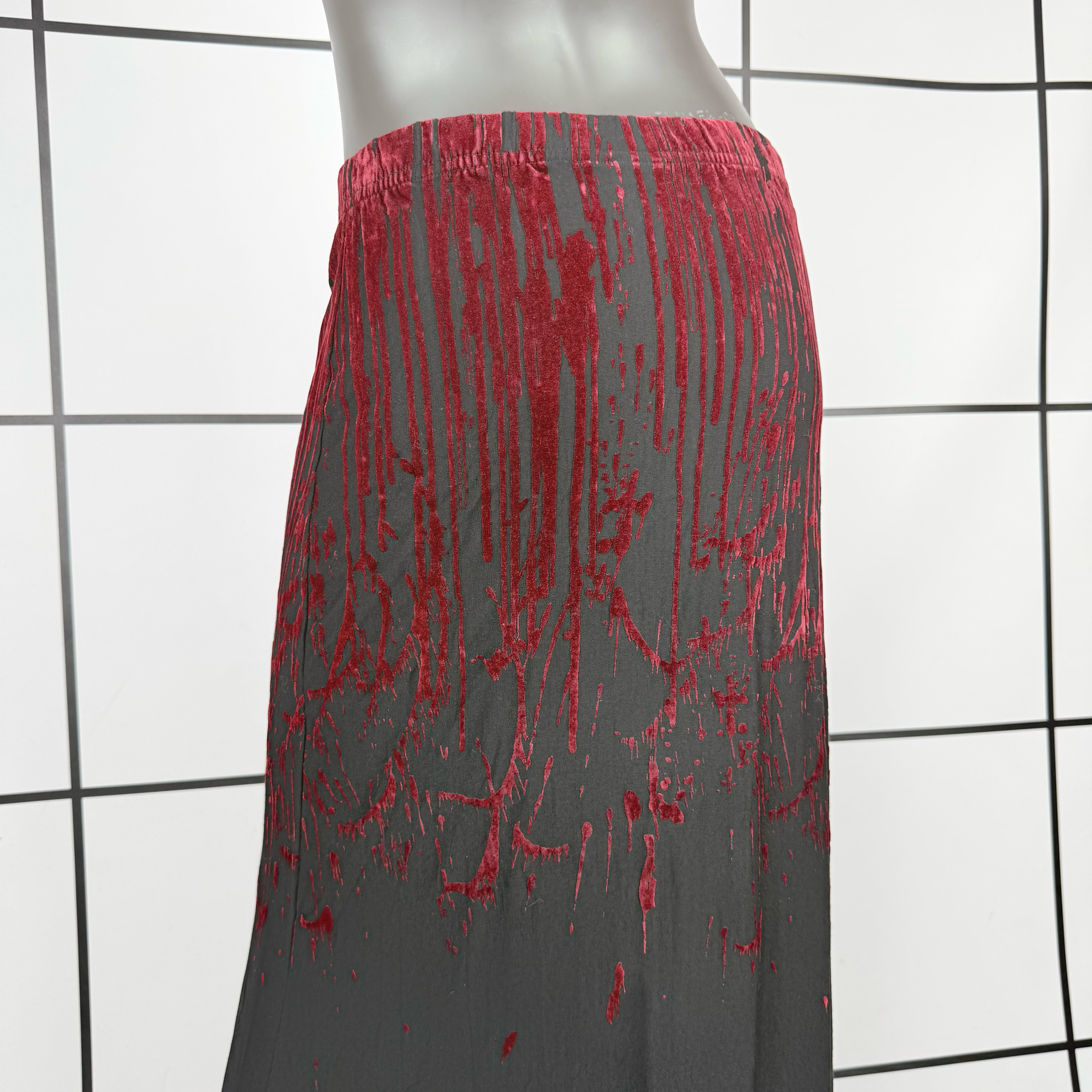 A/W1998 Jean Paul Gaultier Blood Drip Maxi Skirt - Image 6