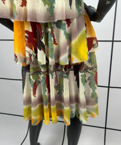 2000s Jean Paul Gaultier Parrot Paradise Midi Dress - Image 7
