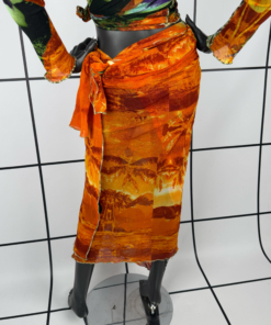 1990s Jean Paul Gaultier Psychedelic Girl Mesh Set - Image 12