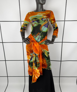 1990s Jean Paul Gaultier Psychedelic Girl Mesh Set - Image 13