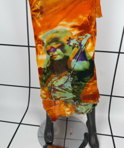 1990s Jean Paul Gaultier Psychedelic Girl Mesh Set - Image 6