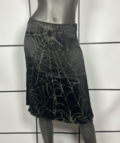 A/W2007 Maison Martin Margiela Silk Spiderweb Midi Skirt