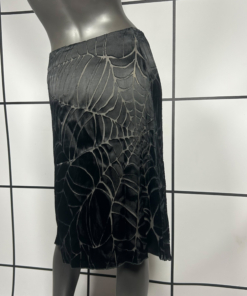 A/W2007 Maison Martin Margiela Silk Spiderweb Midi Skirt - Image 3
