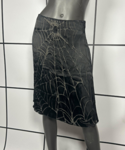 A/W2007 Maison Martin Margiela Silk Spiderweb Midi Skirt - Image 5