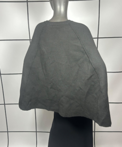 2000's Plein Sud Black Wool Cape - Image 3
